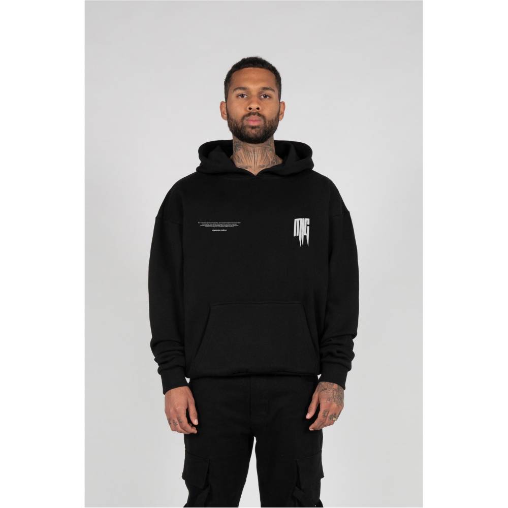 MJ GONZALES - METAMORPHOSE V.2 Heavy Oversized Hoodie/trui - Zwart